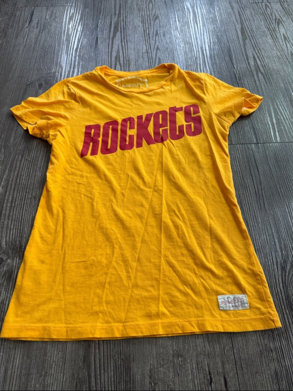 Mitchell & Ness Gold Yellow Women's Graphic Tee